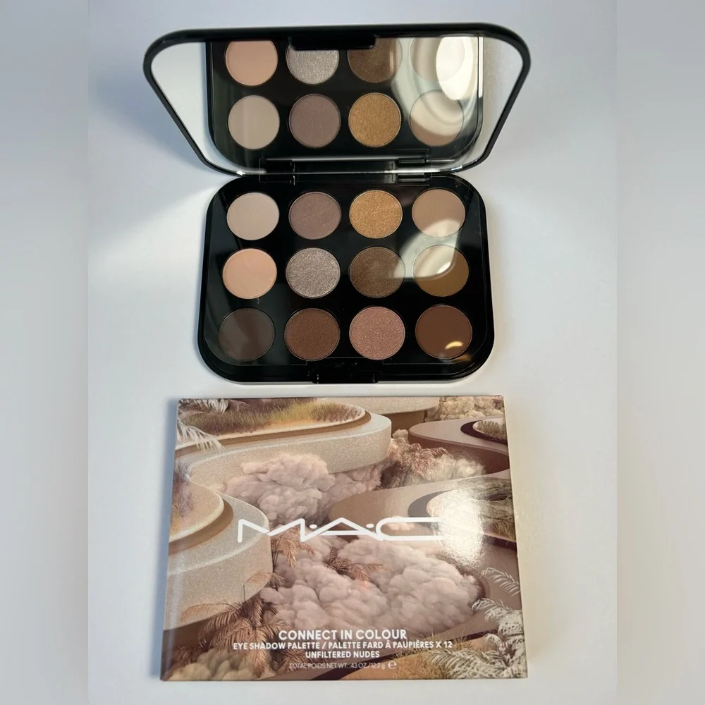 NWT🌷MAC Connect In Color “Unfiltered Nudes” Eyeshadow Palette
